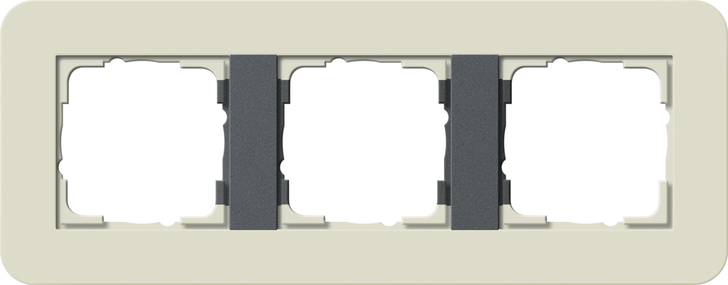 GIRA - GGI0213427 PLACCA 3-M GIRA E3 SABBIA/ANTRAC.