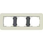 GIRA - GGI0213427 PLACCA 3-M GIRA E3 SABBIA/ANTRAC.