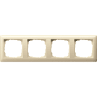 GIRA - GGI021401 PLACCA 4-M GIRA STANDARD 55 BNC CREMA