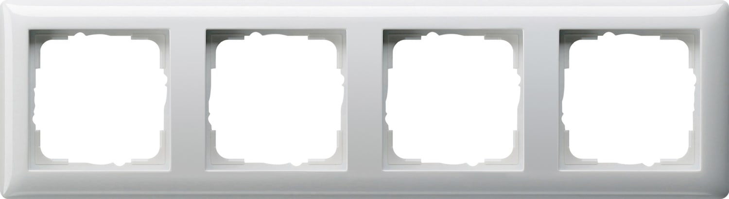 GIRA - GGI021403 PLACCA 4-M GIRA STANDARD 55 BNC PURO
