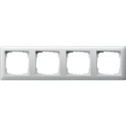 GIRA - GGI021403 PLACCA 4-M GIRA STANDARD 55 BNC PURO