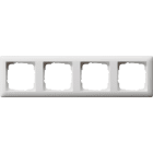 GIRA - GIR021404 PLACCA 4-M GIRA STANDARD 55 BNC PURO S