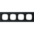 GIRA - GIR0214095 PLACCA 4-M PIATTO GIRA E2 NERO O