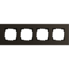 GIRA - GGI0214127 PLACCA 4-M GIRA ESPRIT ALLUM.MARRONE(ANO