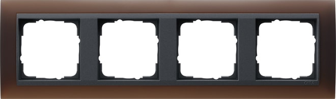 GIRA - GIR021413 MASCH. COPERTURA 4X PER ANTRACITE GIRA E