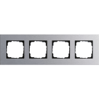 GIRA - GIR021417 PLACCA 4-M GIRA ESPRIT ALLUMINIO