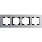 GIRA - GGI021417 PLACCA 4-M GIRA ESPRIT ALLUMINIO