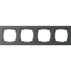 GIRA - GIR021423 PLACCA 4-M GIRA E2 ANTRACITE