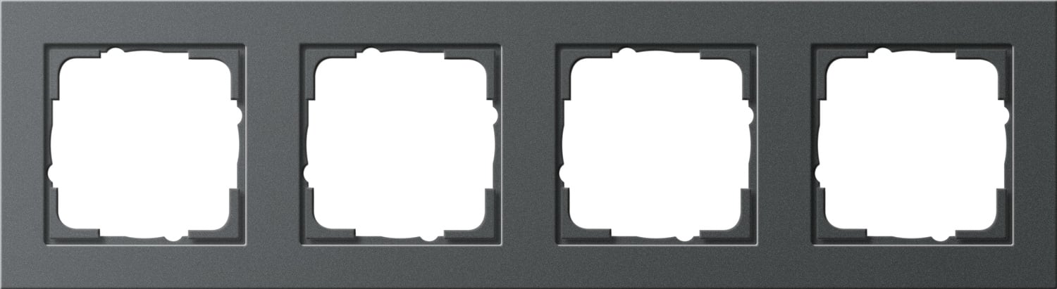 GIRA - GGI021423 PLACCA 4-M GIRA E2 ANTRACITE