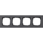 GIRA - GGI0214235 PLACCA 4-M PIATTO GIRA E2 ANTRACITE