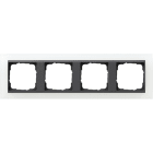 GIRA - GIR021424 PLACCA 4-M INTERM.PL. AN GIRA EVENT OPAQ