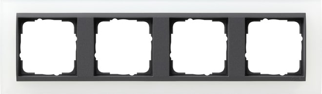 GIRA - GIR021424 PLACCA 4-M INTERM.PL. AN GIRA EVENT OPAQ