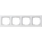 GIRA - GIR021429 PLACCA 4-M GIRA E2 BNC PURO