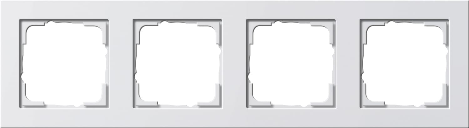 GIRA - GGI021429 PLACCA 4-M GIRA E2 BNC PURO