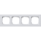 GIRA - GGI0214295 PLACCA 4-M PIATTO GIRA E2 BNC PURO