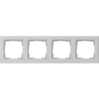 GIRA - GIR021437 PLACCA 4-M GIRA E2 GRIGIO O