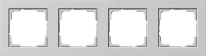 GIRA - GIR021437 PLACCA 4-M GIRA E2 GRIGIO O