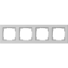 GIRA - GGI021437 PLACCA 4-M GIRA E2 GRIGIO O