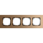 GIRA - GIR021438 PLACCA 4-M GIRA ESPRIT BRONZO