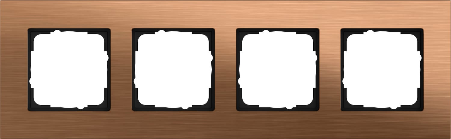 GIRA - GGI021438 PLACCA 4-M GIRA ESPRIT BRONZO