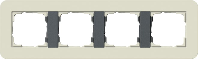 GIRA - GIR0214427 MASCH. COPERTURA 4X GIRA E3 SABBIA/ANTRA