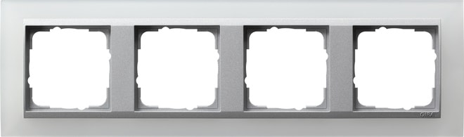 GIRA - GIR021450 PLACCA 4-M INTERM.PL. C.ALLUM. GIRA EVEN