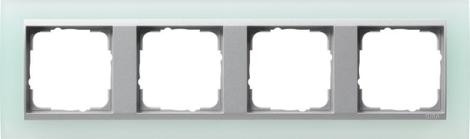 GIRA - GIR021451 PLACCA 4-M INTERM.PL. C.ALLUM.