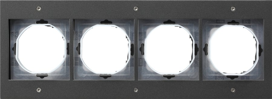 GIRA - GGI021467 PLACCA 4-M GIRA TX_44 (PA IN) ANTRACITE