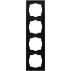 GIRA - GGI021484 PLACCA 4-M GIRA F300 NERO O(VERN.)