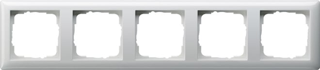 GIRA - GIR021503 PLACCA 5-M GIRA STANDARD 55 BNC PURO