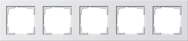 GIRA - GIR021522 PLACCA 5-M GIRA E2 BNC PURO S