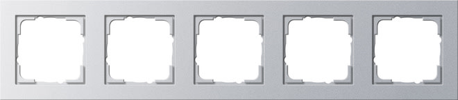 GIRA - GIR021525 PLACCA 5-M GIRA E2 C.ALLUM.