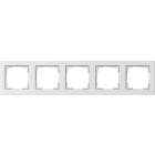 GIRA - GIR021529 PLACCA 5-M GIRA E2 BNC PURO