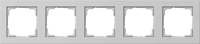 GIRA - GIR021537 PLACCA 5-M GIRA E2 GRIGIO O