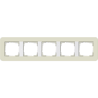 GIRA - GGI0215417 PLACCA 5-M GIRA E3 SABBIA/BNC PURO