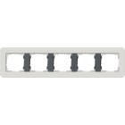 GIRA - GIR0215421 PLACCA 5-M GIRA E3 GRIGIO CH./ANTRAC.