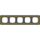 GIRA - GGI0215426 PLACCA 5-M GIRA E3 OMBRA/ANTRAC.