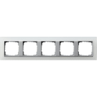 GIRA - GIR021550 PLACCA 5-M INTERM.PL. C.ALLUM.