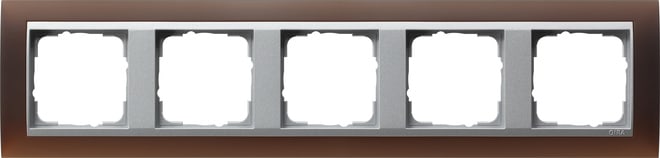 GIRA - GIR021559 PLACCA 5-M INTERM.PL. C.ALLUM.