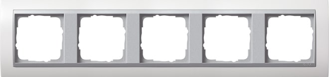 GIRA - GIR021571 PLACCA 5-M INTERM.PL. C.ALLUM.