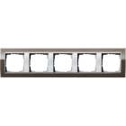 GIRA - GIR0215766 PLACCA 5-M INTERM.PL. C.ALLUM.