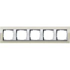 GIRA - GIR0215776 PLACCA 5-M INTERM.PL. C.ALLUM. GIRA EVEN