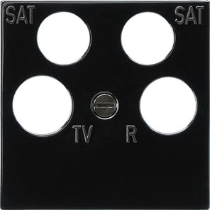 GIRA - GGI025910 MASCH.CENTRALE 4-M ACCESSORI NERO