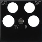 GIRA - GGI025910 MASCH.CENTRALE 4-M ACCESSORI NERO