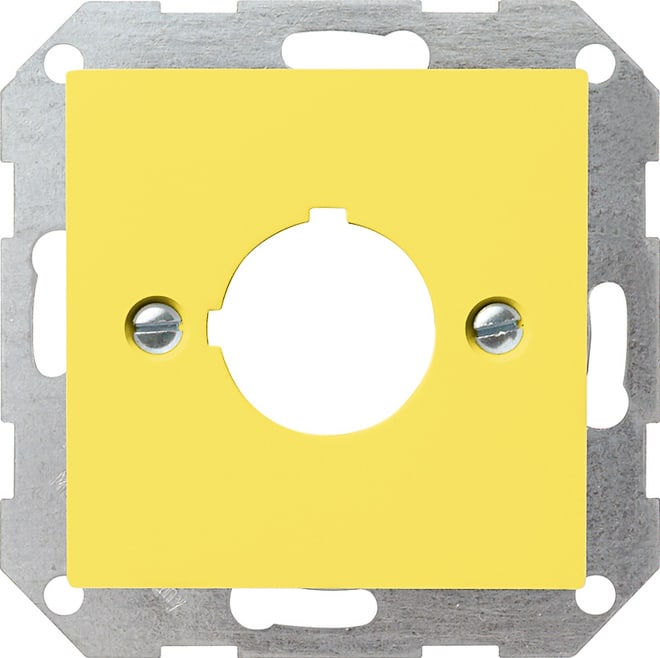 GIRA - GIR027102 SCATOLA PS. CON 22,5 MM SYSTEM 55 GIALLO