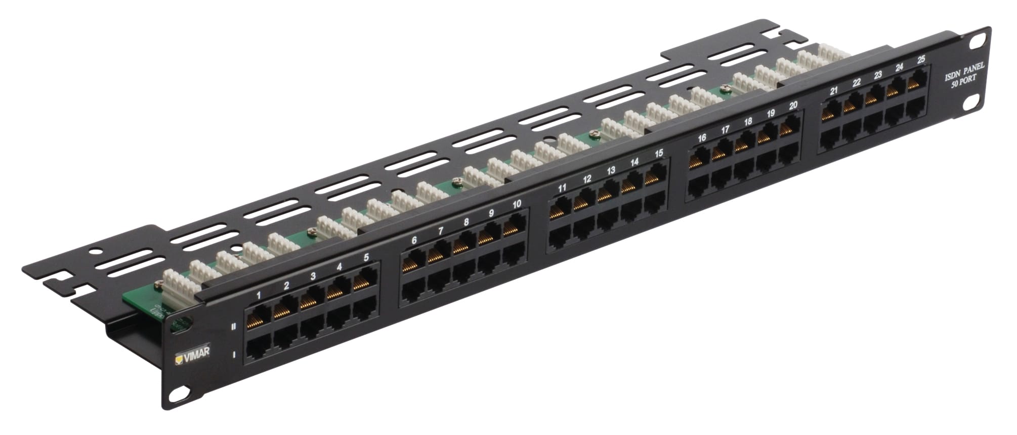 VIMAR SPA - VIW03024.3 PANNELLO 50 RJ45 TELEFONICO 1U