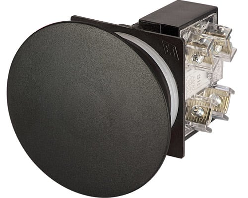 NEW ELFIN SRL - NEW030RFFNF1 PULSANTE FUNGO D60 NERO NO+NC