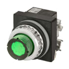 NEW ELFIN SRL - NEW030RPLVFAFC24 PULS.LUM.SPORG. VERDE NO+NC LED24V