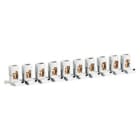 LEGRAND - LEG034001 MORSETTI A MANTELLO-LISTA DA 10 2X10MMQ