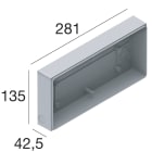 LINEA LIGHT (ILED) - ILD99745 CONTROC.ABS ENVELOPE 136X281X43